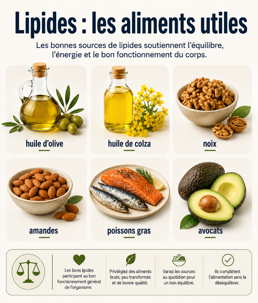 Les lipides par aubonmarché