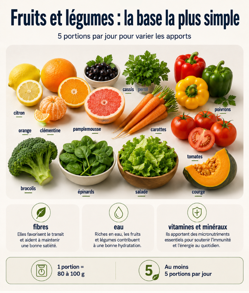 Base de fruits et légumes