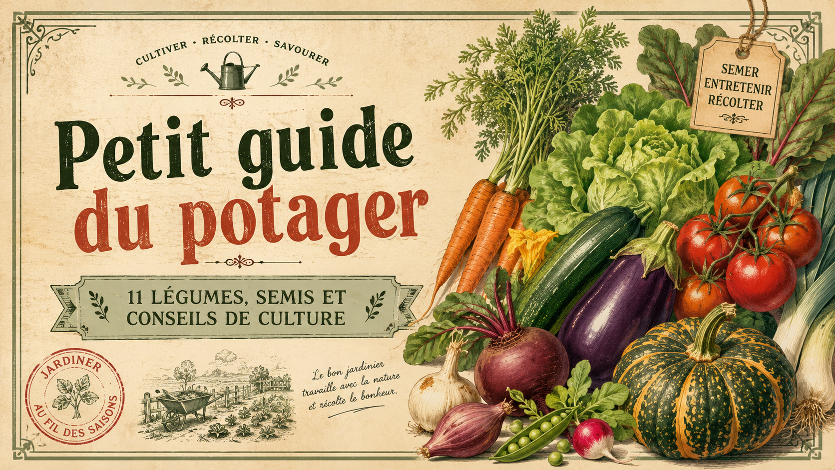 Potager : distances, semis et conseils pour réussir 11 essentiels