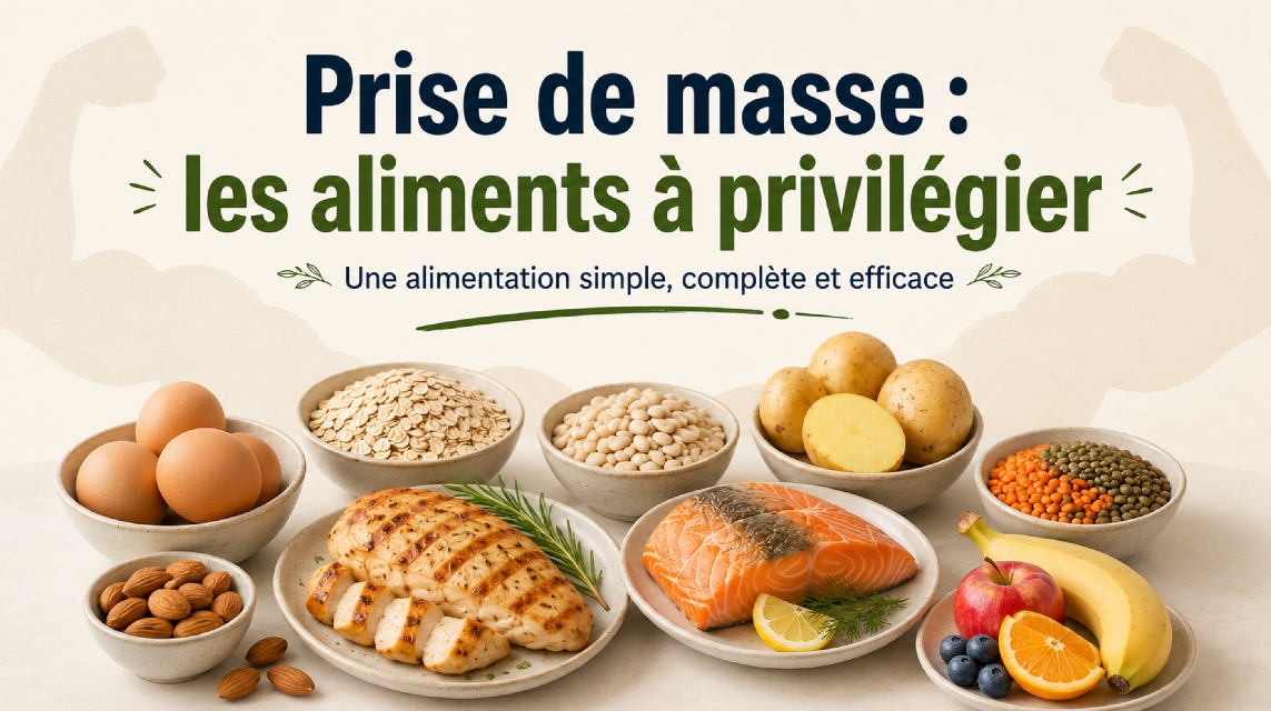Prendre de la masse musculaire : les aliments à privilégier