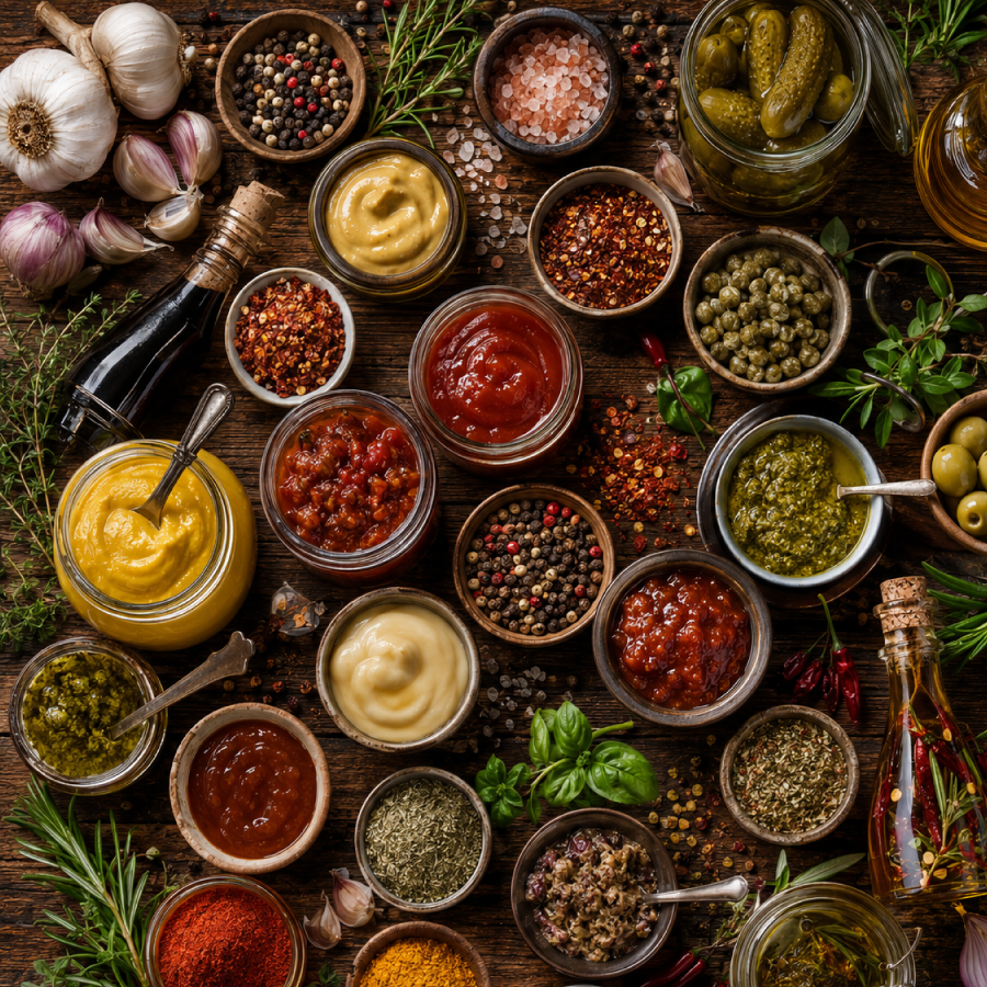 Publicité Condiments